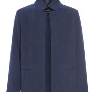 Henrietta Steffensen unisex fleece open front blazer